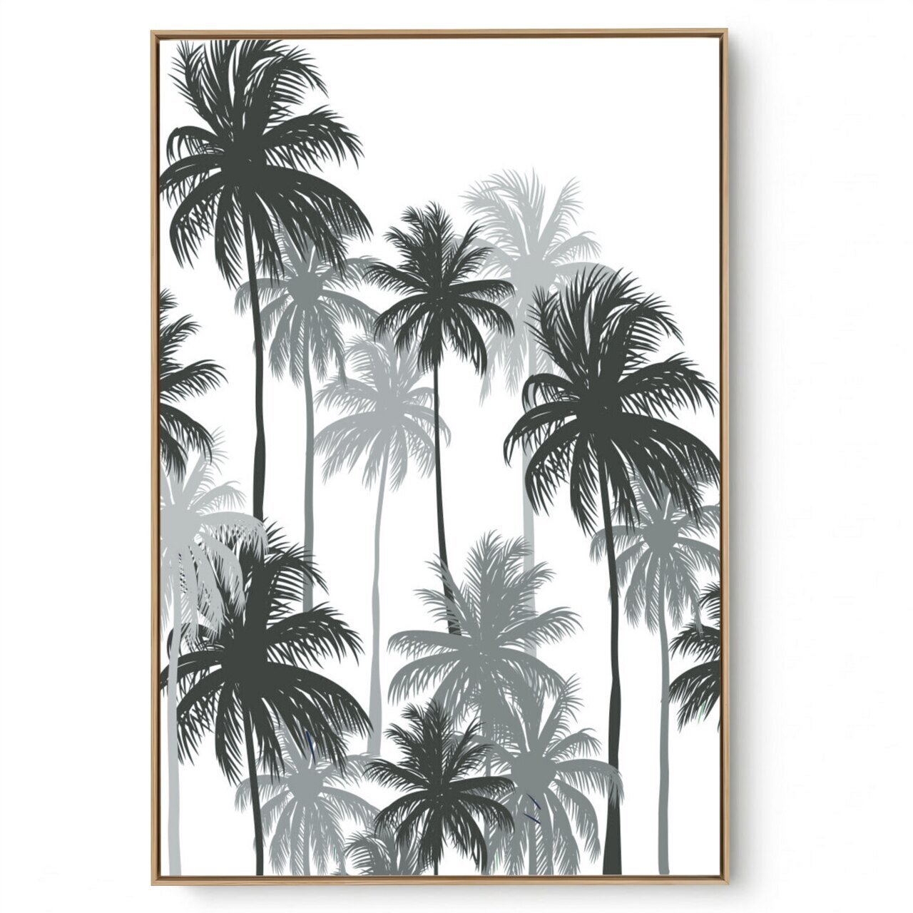 Quadro Decorativo Palmeiras P e B