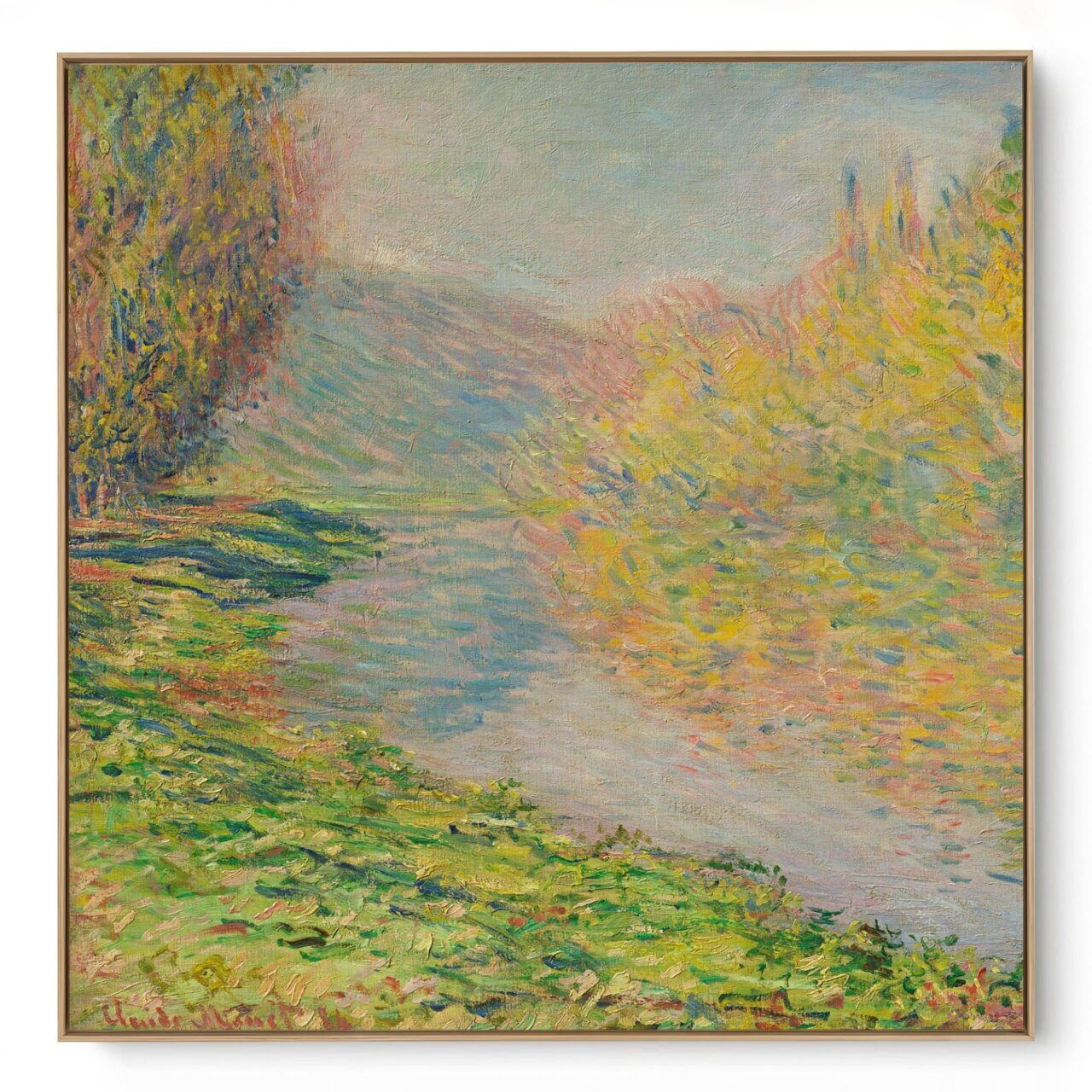Quadro Decorativo Reprodução Pintores Claude Monet - Autumn at Jeufosse 