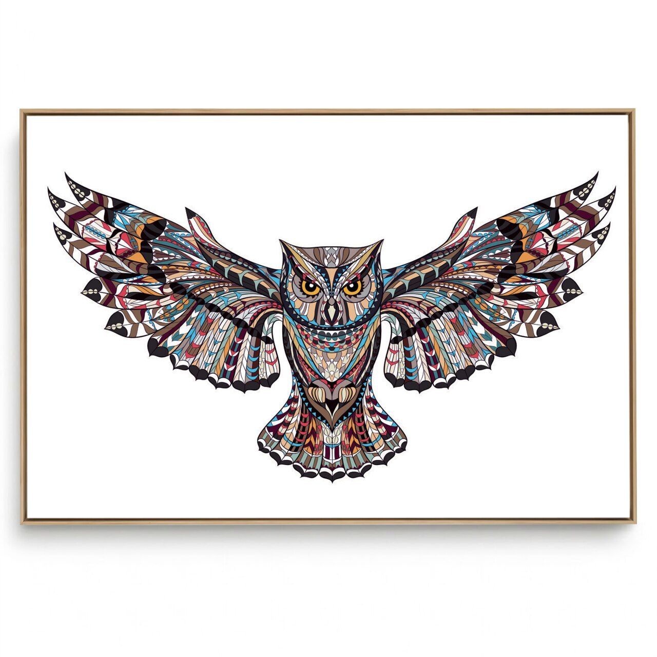 Quadro Decorativo Võo da Coruja 