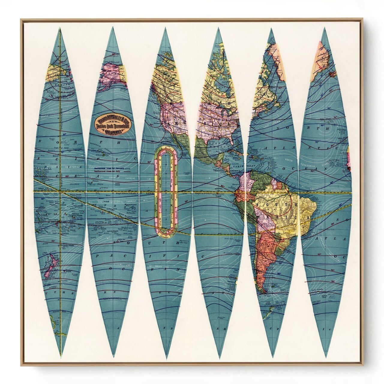 Quadro Decorativo Novo Globo 