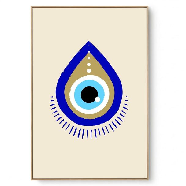 Quadro Decorativo Olho Grego I
