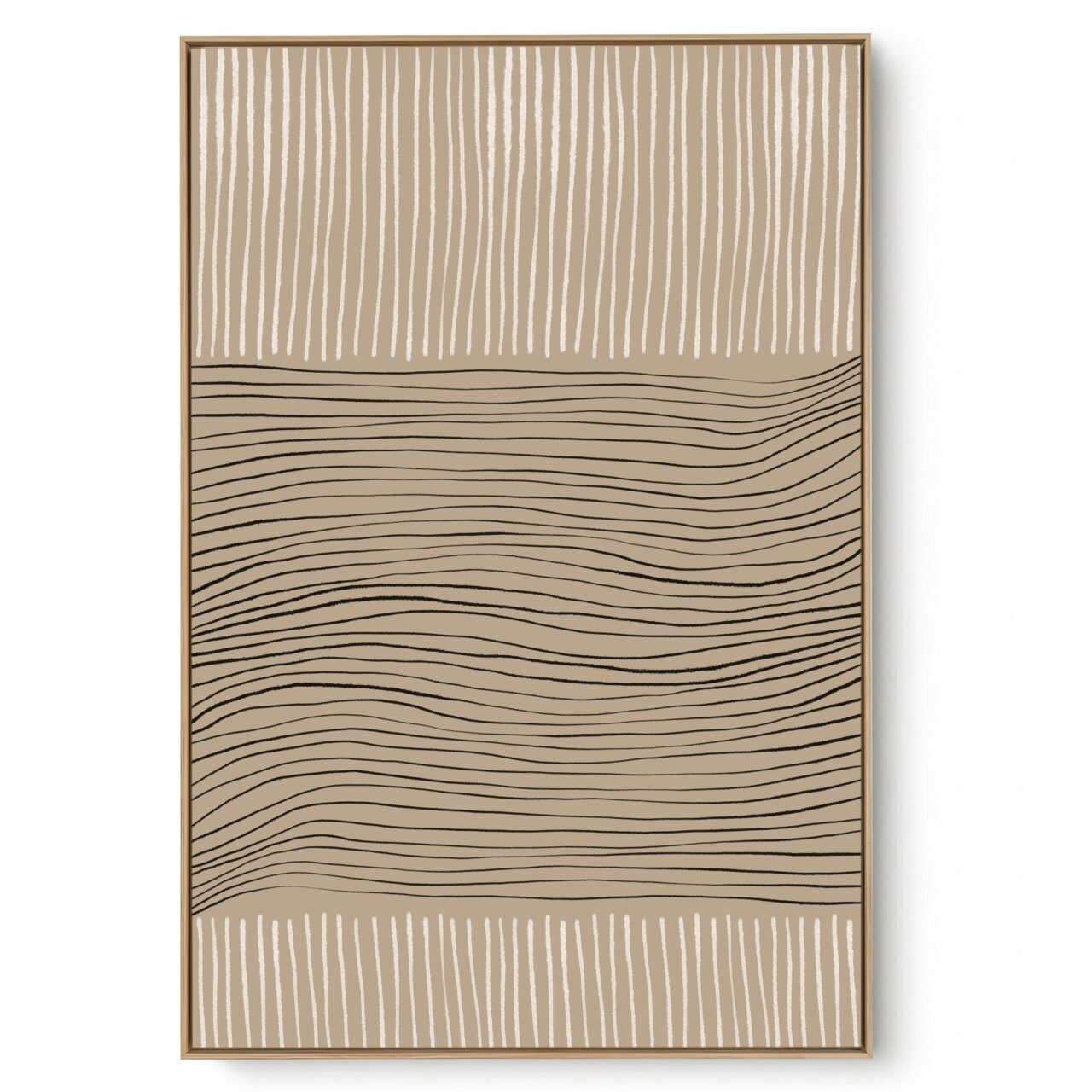 Quadro Decorativo Abstrato Ondas I