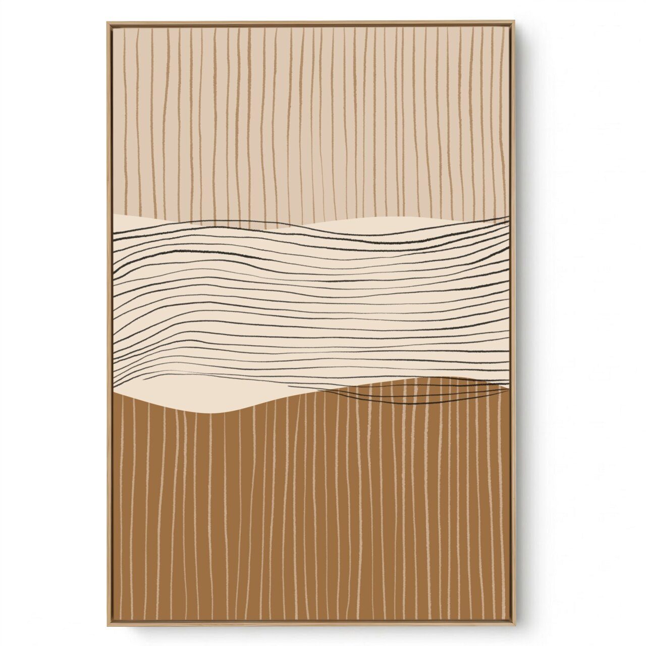 Quadro Decorativo Abstrato Ondas II