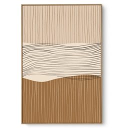 Quadro Decorativo Abstrato Ondas II