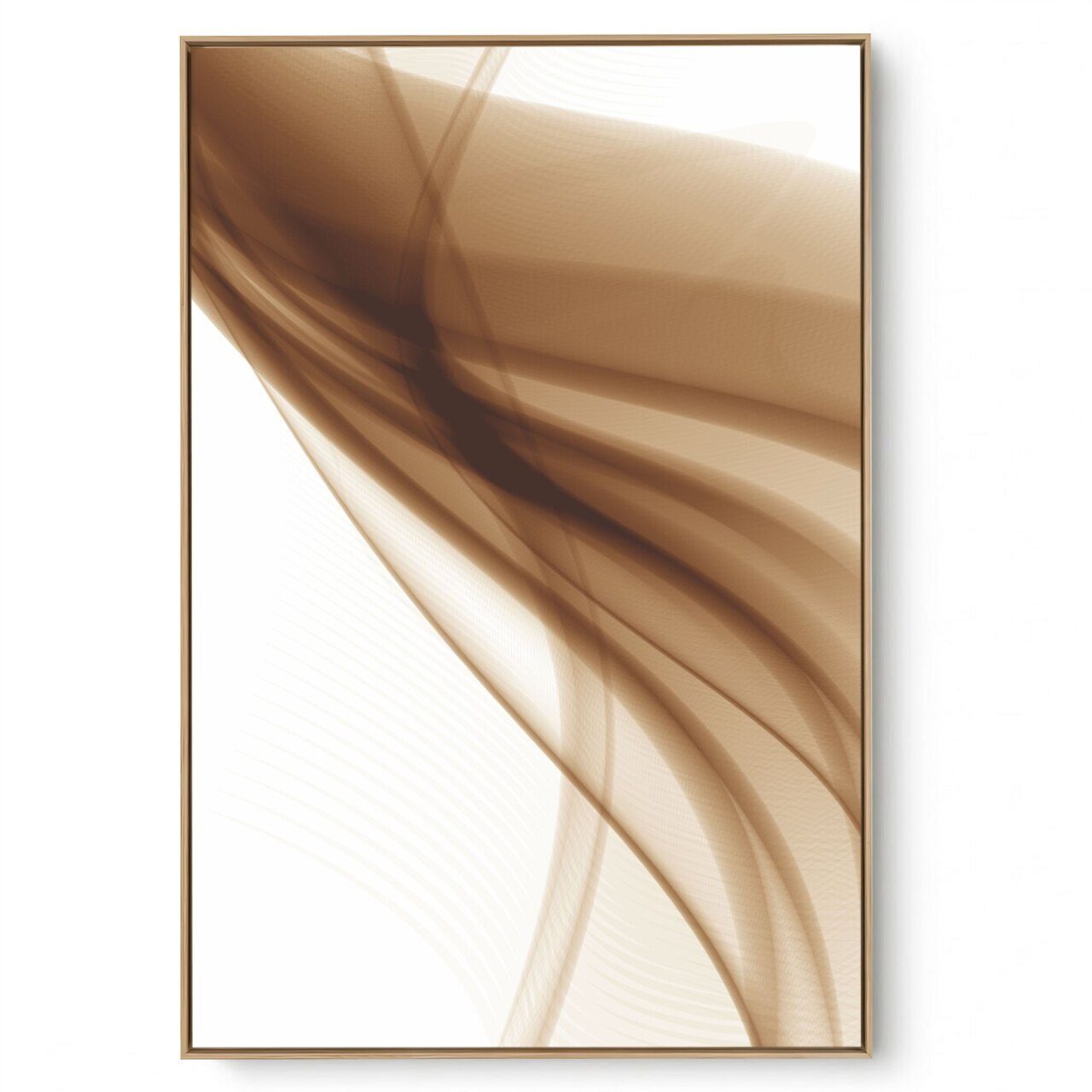 Quadro Decorativo Onda Bege II