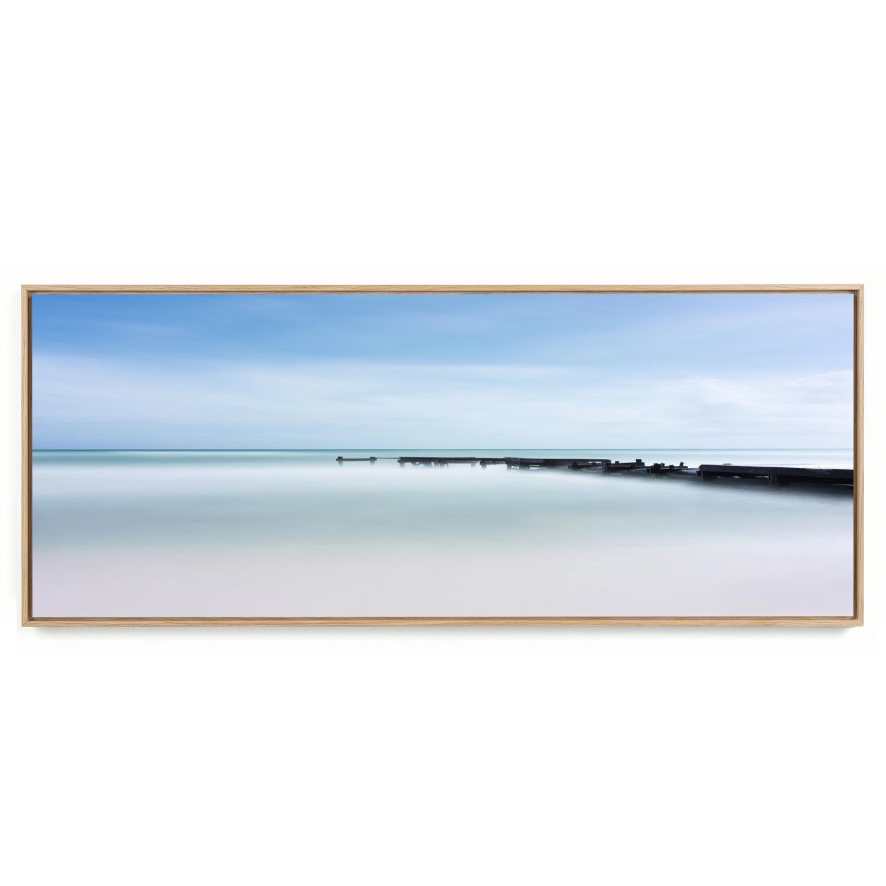 Quadro Decorativo Panorâmico Abstrato Suave IV