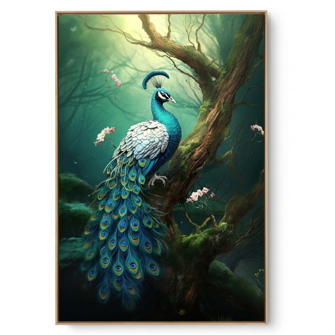 Quadro Decorativo Pavão II 