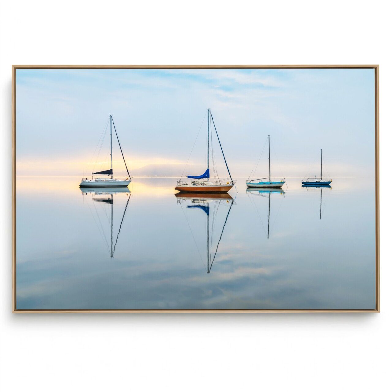 Quadro Decorativo Paisagem Barco A Vela III