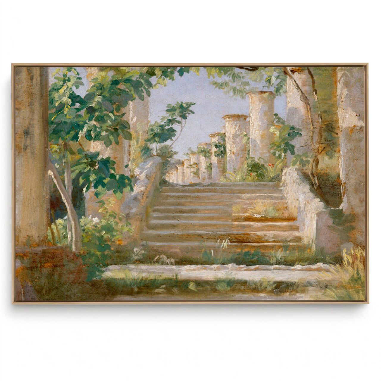 Quadro Decorativo Reprodução Pintores -  Peder Severin Kroyer - Loggia in Ravelo