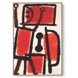 Quadro Decorativo Reprodução Pintores - Paul Klee - Serralheiro 1940