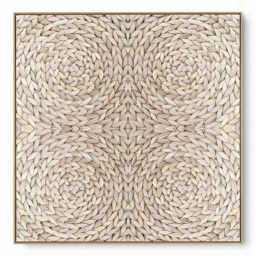 Quadro Decorativo Palha Brasil III