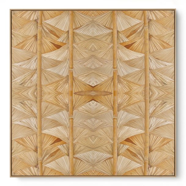 Quadro Decorativo Palha Brasil IV