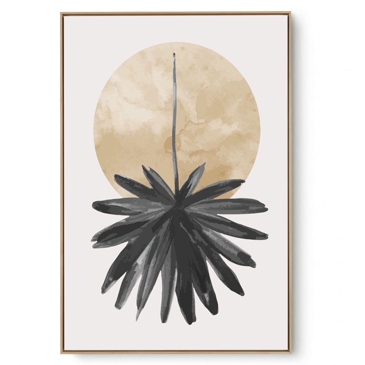 Quadro Decorativo Palmeira Black I