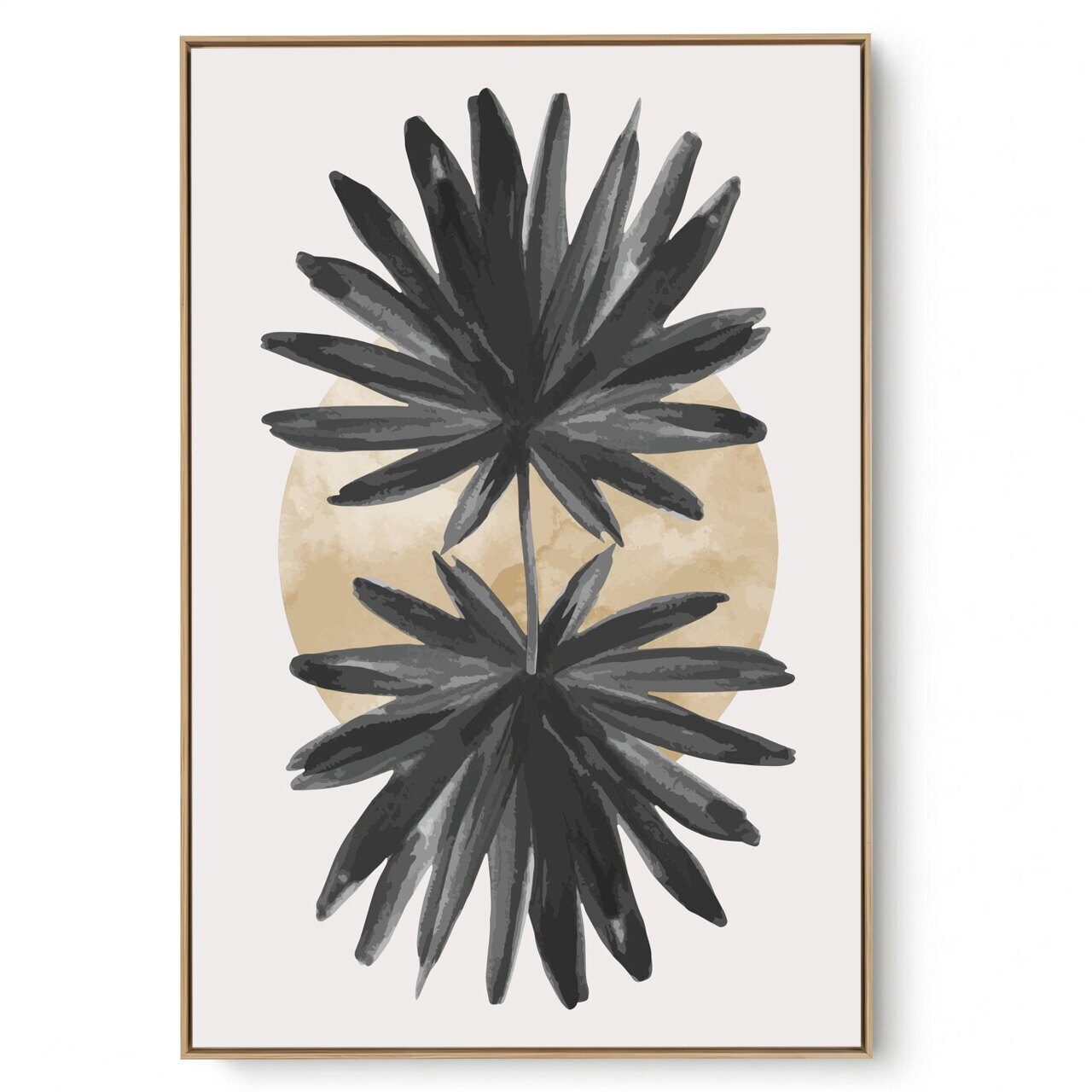 Quadro Decorativo Palmeira Black II