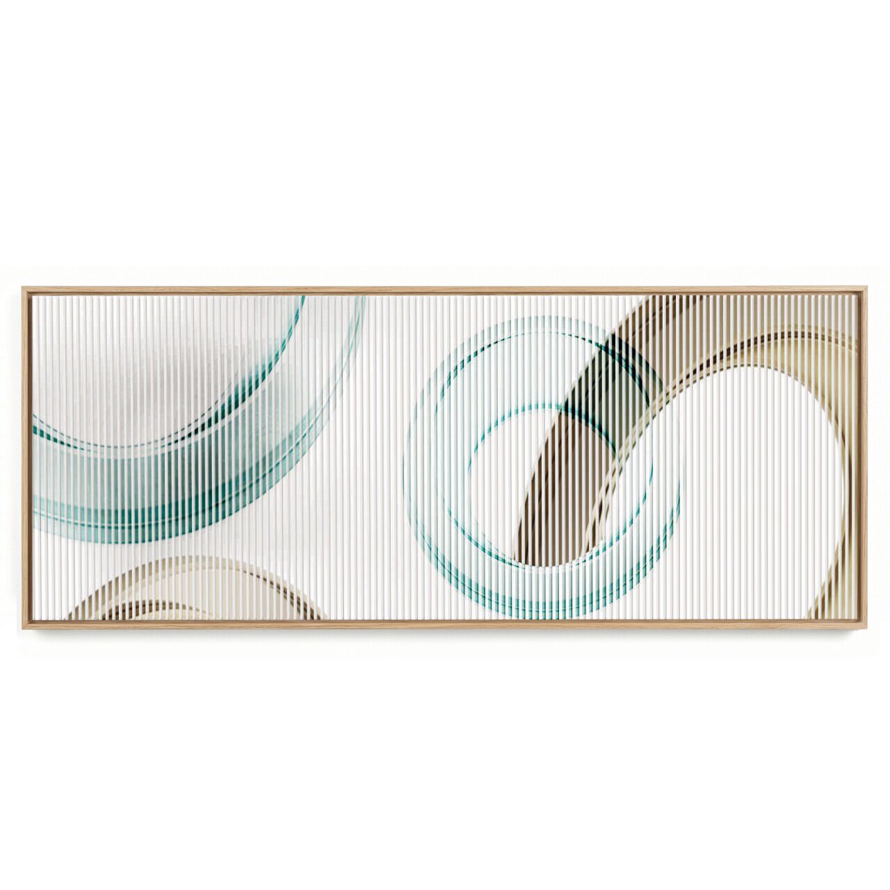 Quadro Decorativo Abstrato Panorâmico Abs III