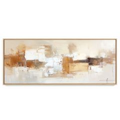 Quadro Decorativo Panorâmico Abstrato Textura I