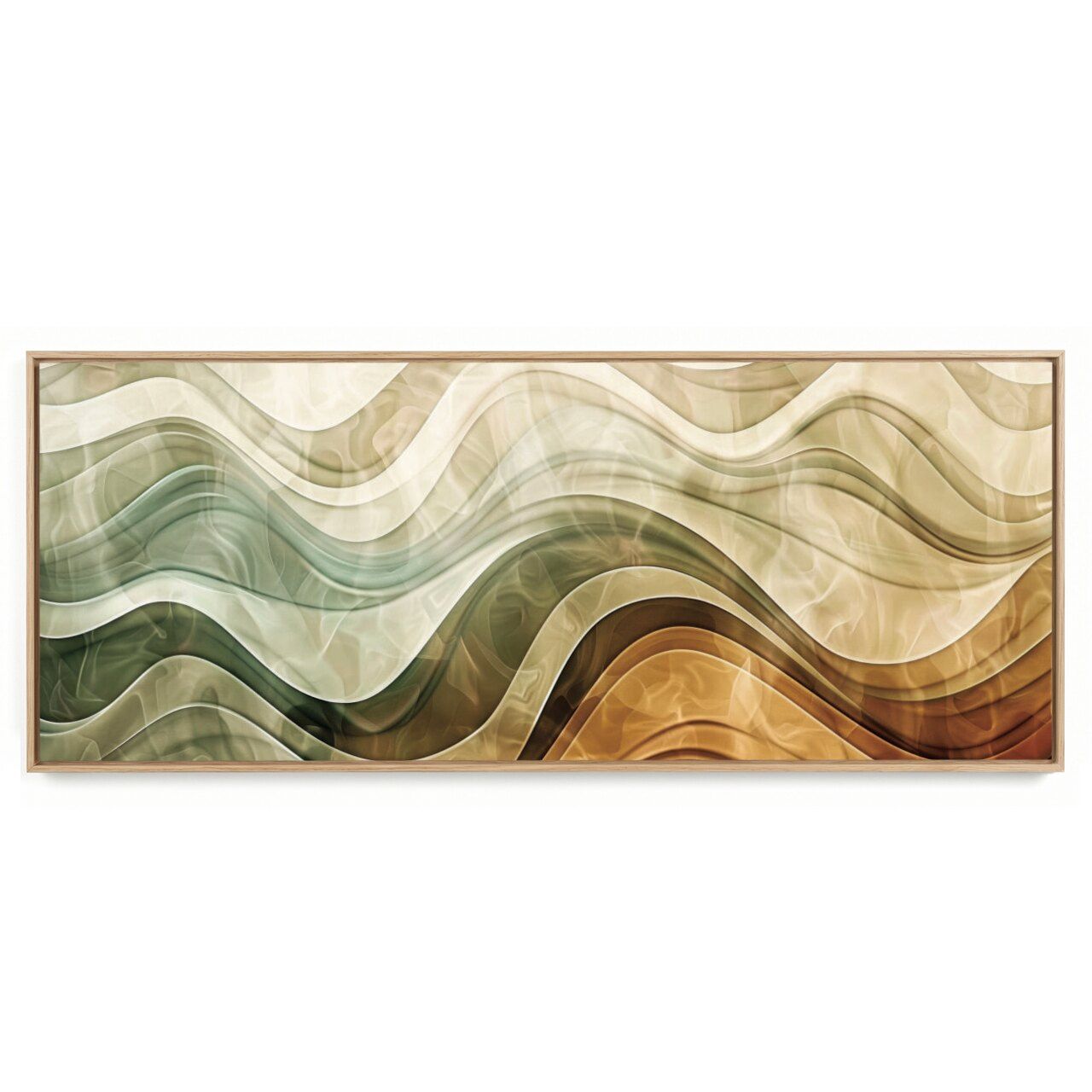 Quadro Decorativo Panorâmico Abstrato Textura III