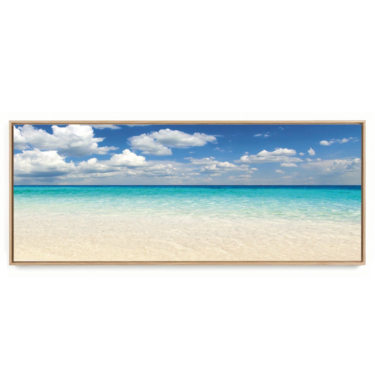 Quadro Decorativo Panorâmico Mar e Céu 