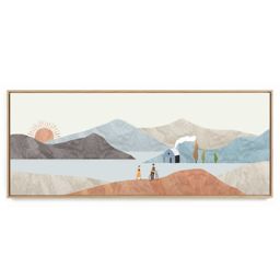 Quadro Decorativo Panorâmico Paisagem Minimalista I