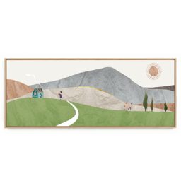 Quadro Decorativo Panorâmico Paisagem Minimalista III