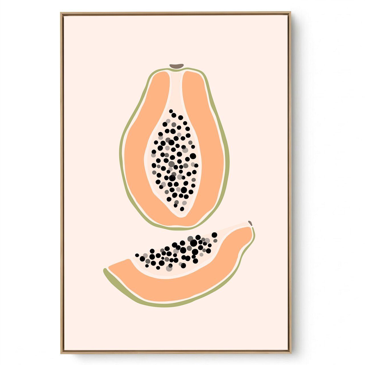 Quadro Decorativo Papaya I