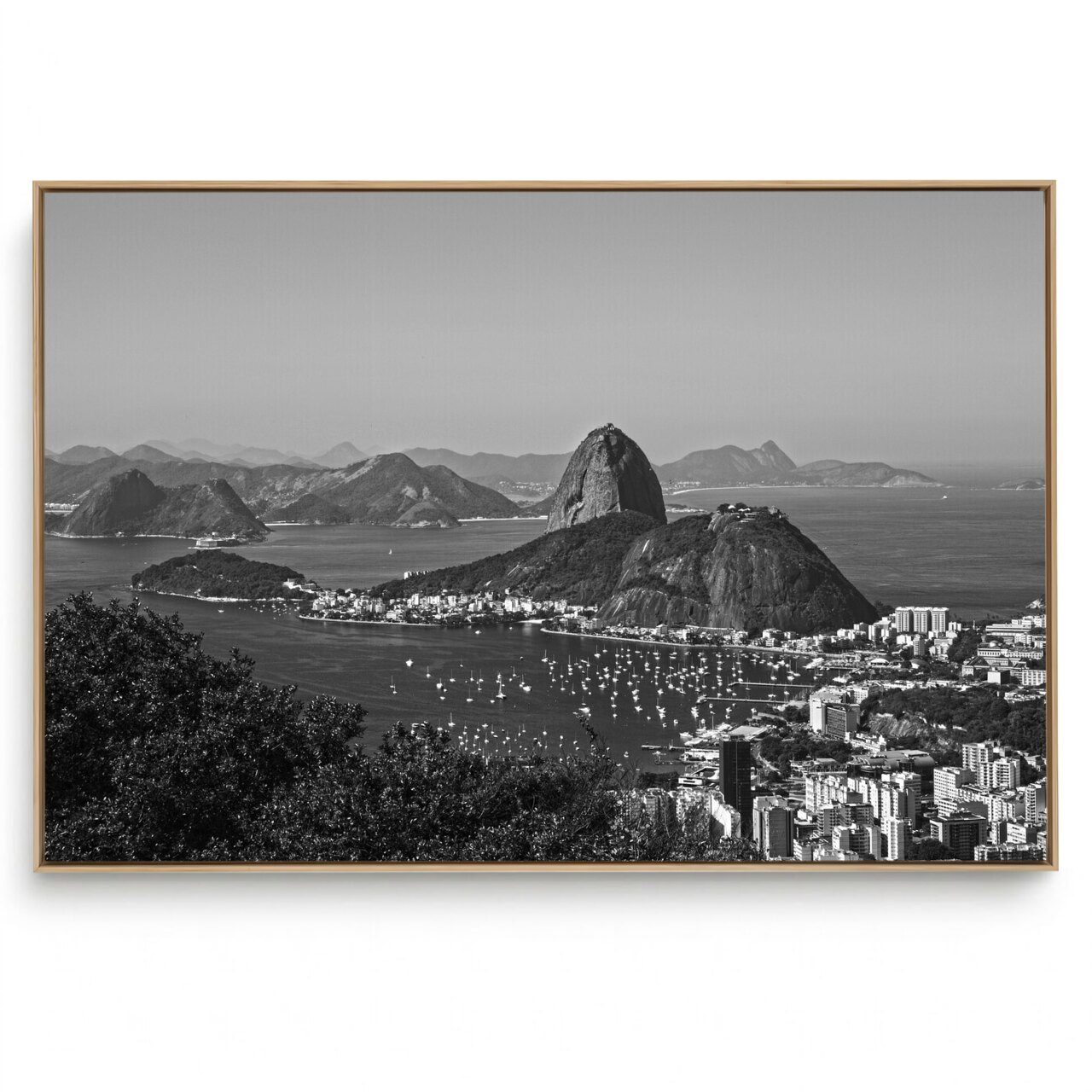 Quadro Decorativo Rio De Janeiro P e B