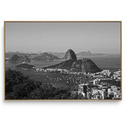 Quadro Decorativo Rio De Janeiro P e B