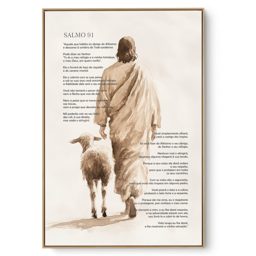 Quadro Decorativo Salmo 91 V