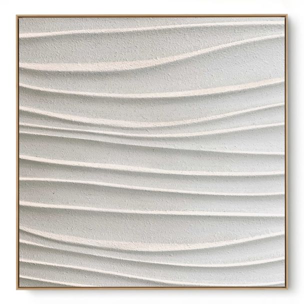 Quadro Decorativo Abstrato Serie Areia VI