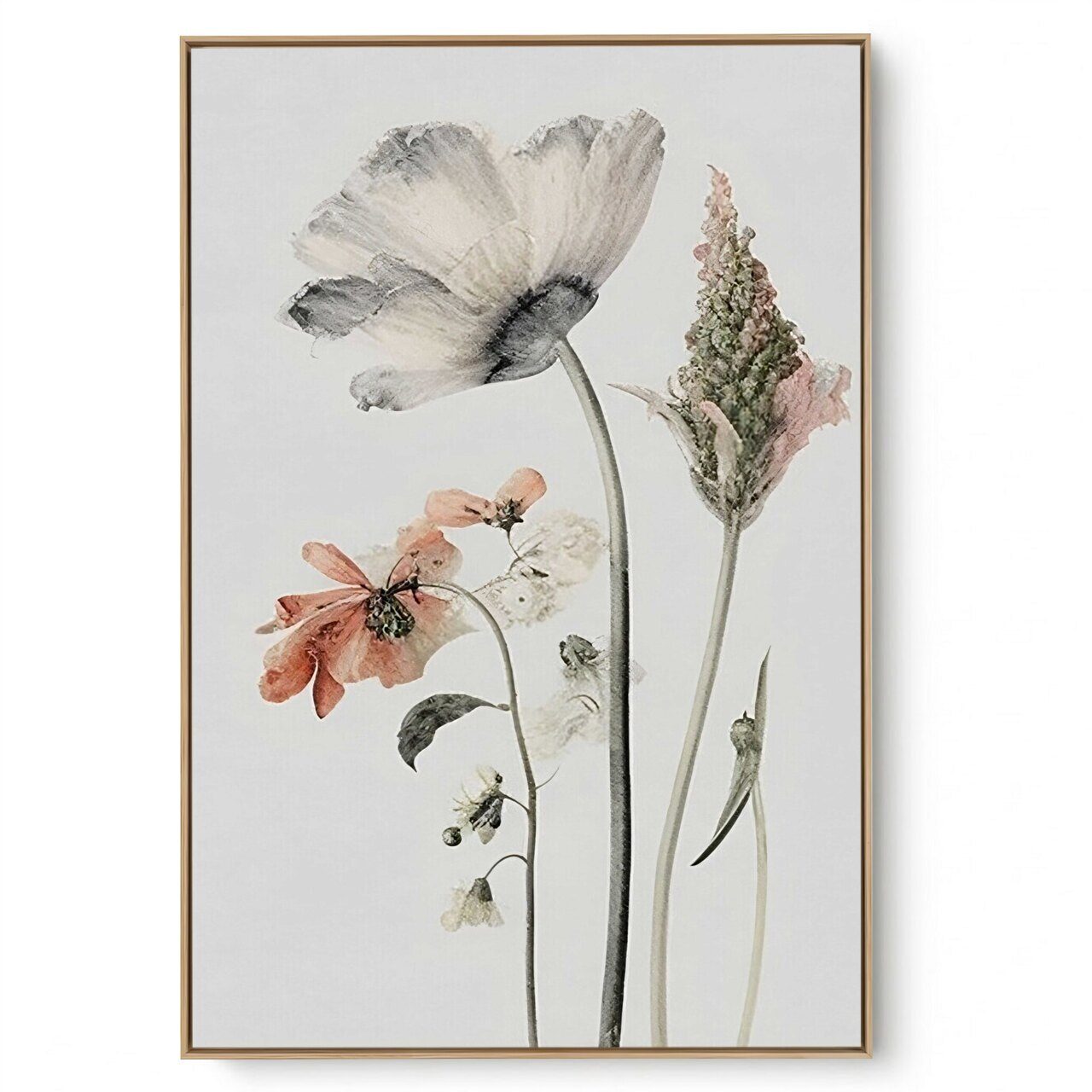 Quadro Decorativo Serie Flores Boho VIII