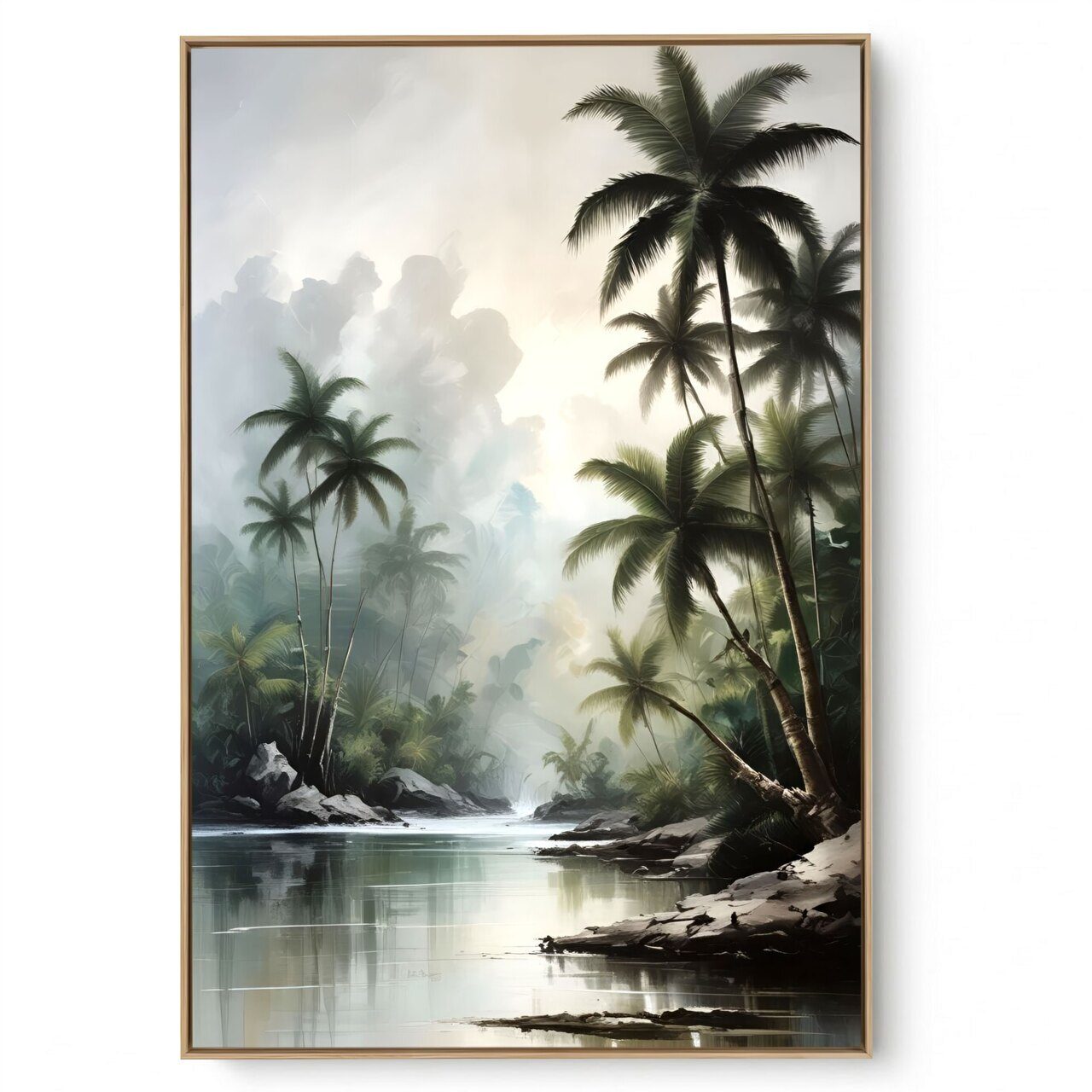 Quadro Decorativo Serie Coqueiros III