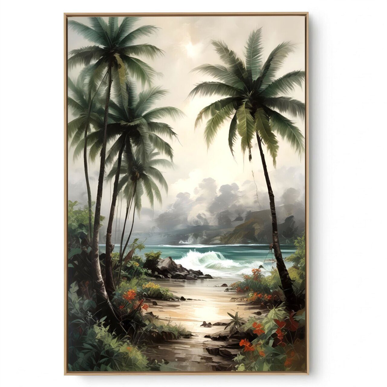 Quadro Decorativo Serie Coqueiros IV