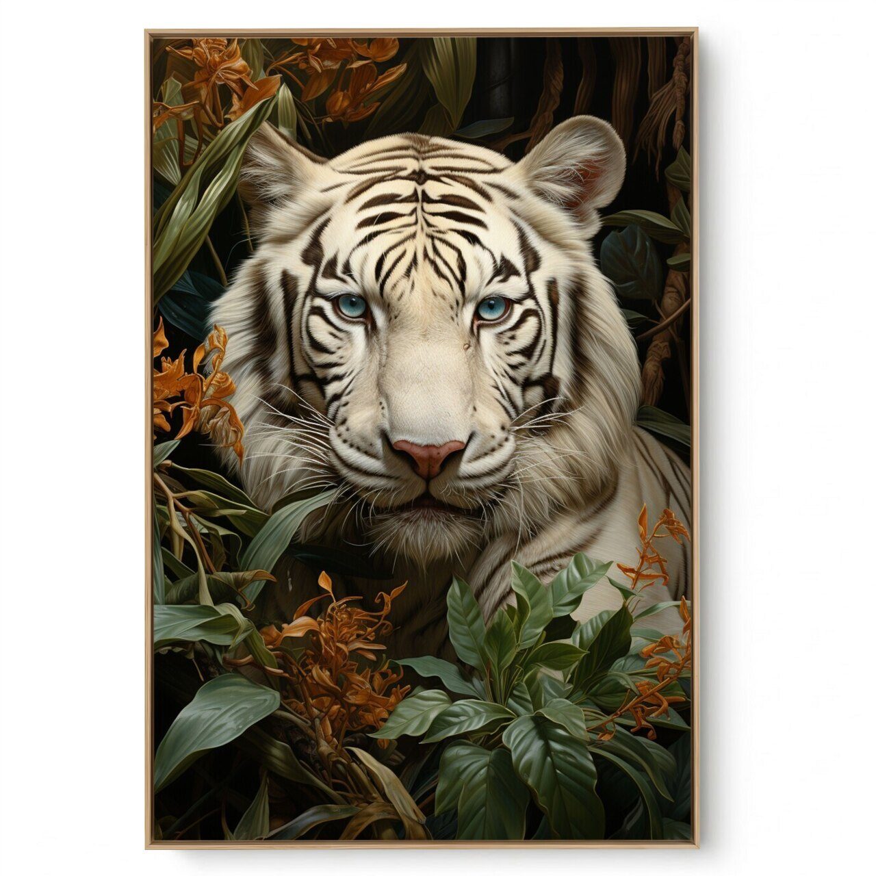 Quadro Decorativo Tigre Arte 