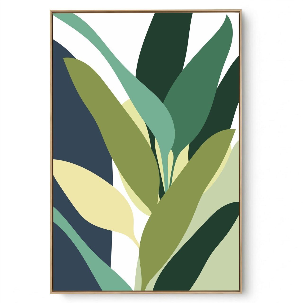 Quadro Decorativo Tons De Verde I 
