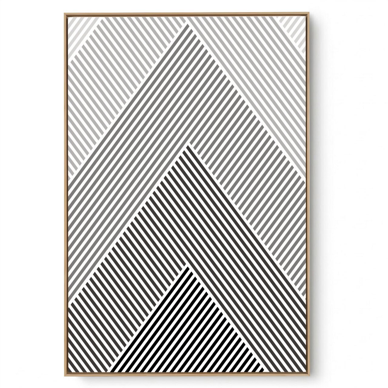 Quadro Decorativo Triângulo Geométrico 