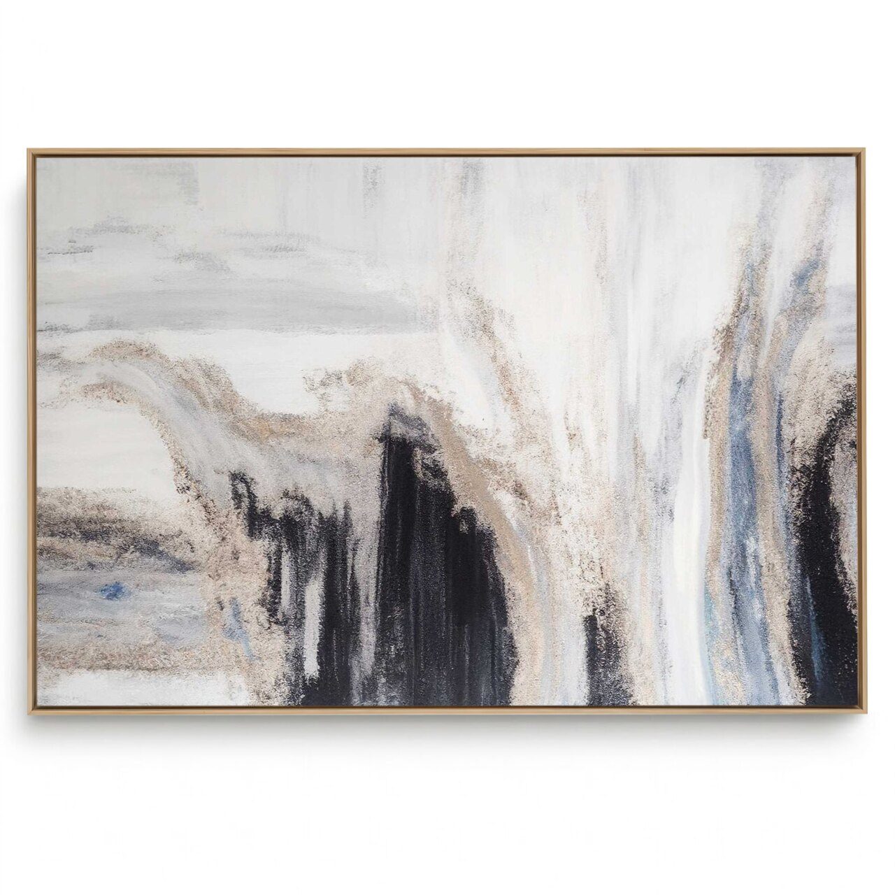 Quadro Decorativo Abstrato Textura Calcario 