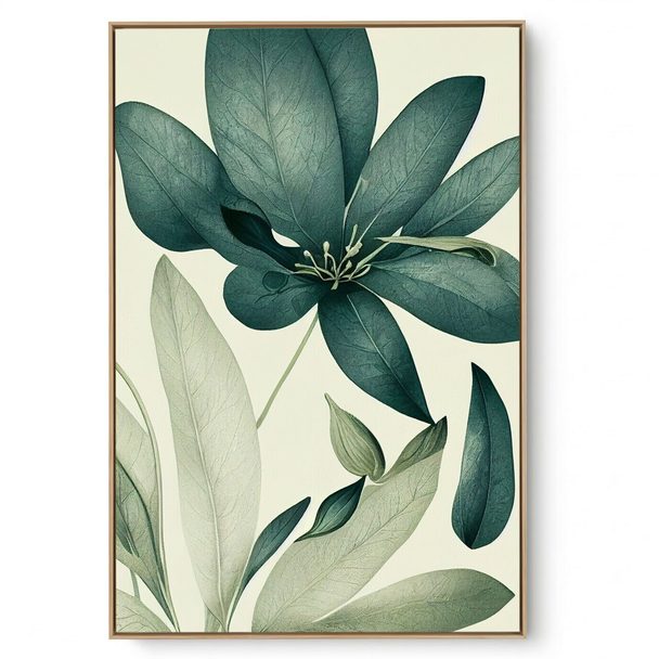 Quadro Decorativo Verde Folha I