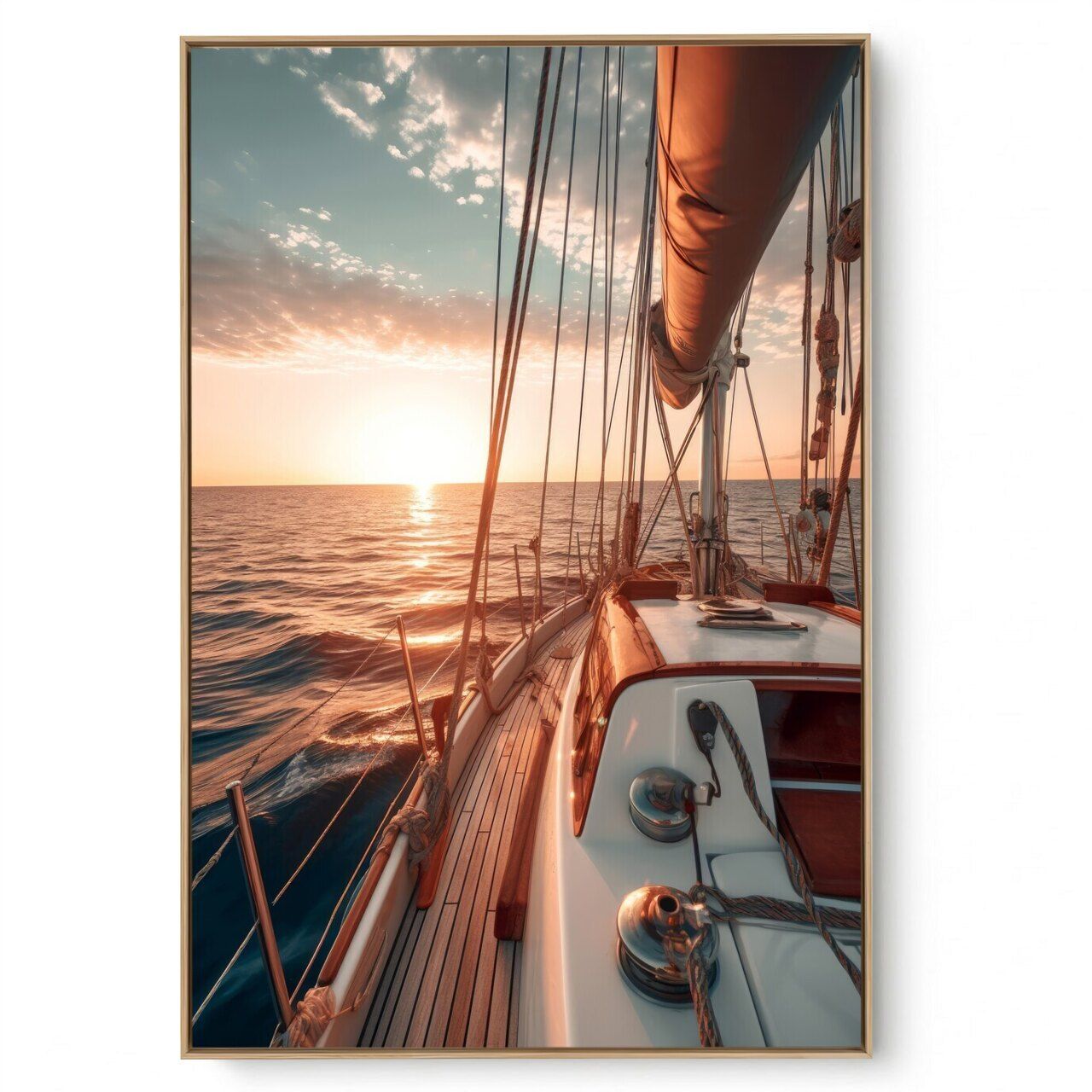 Quadro Decorativo Veleiro Close 