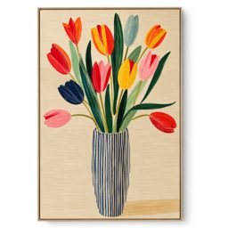 Quadro Decorativo Vaso Cores II