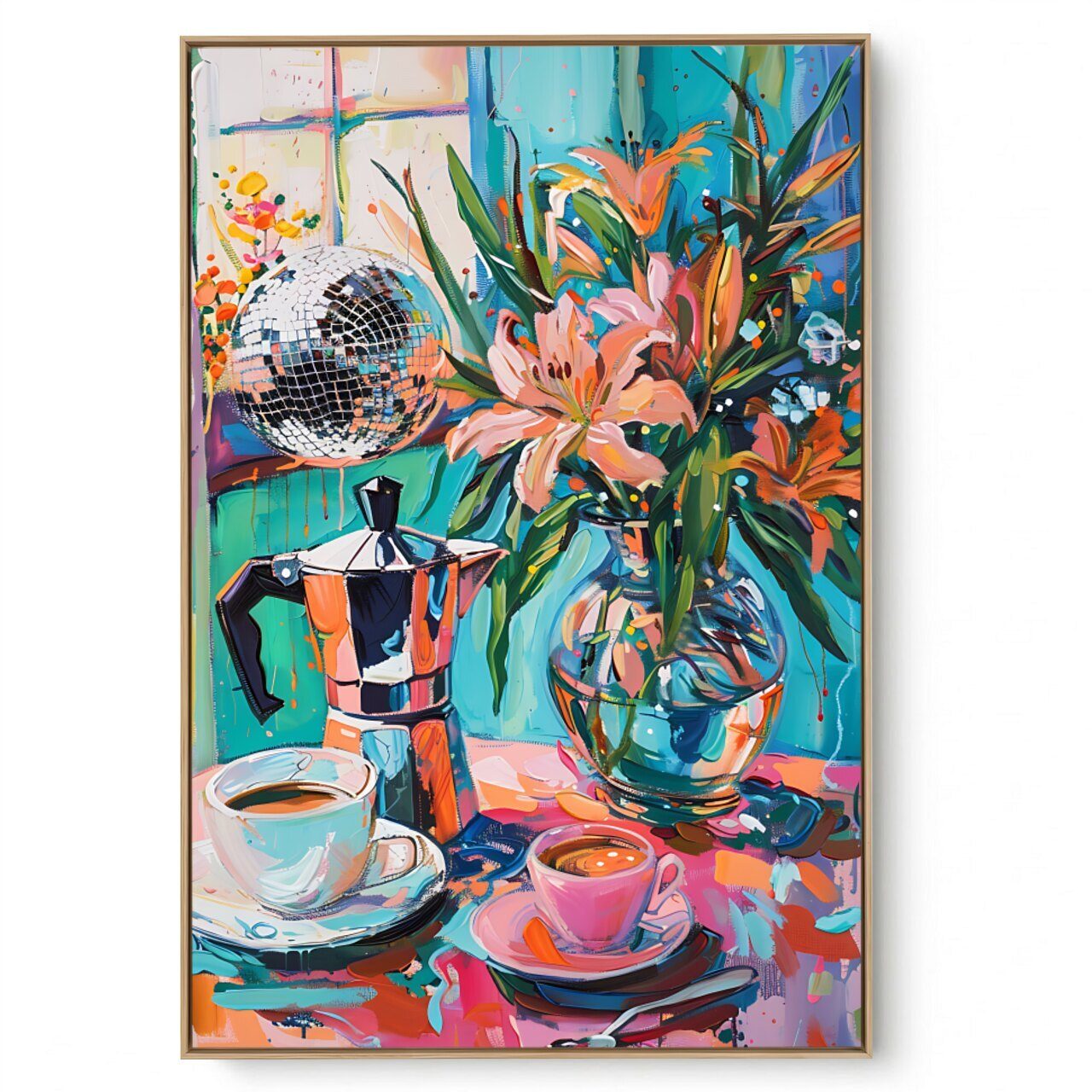 Quadro Decorativo Xícaras IV