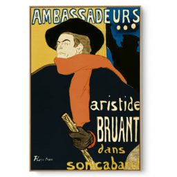 Quadro Decorativo Reprodução Pintores - Lautrec - Ambassadeurs