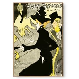 Quadro Decorativo Reprodução Pintores - Lautrec - Divan Japonais