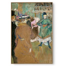 Quadro Decorativo Reprodução Pintores - Lautrec -Quadrilha No Moulin Rouge