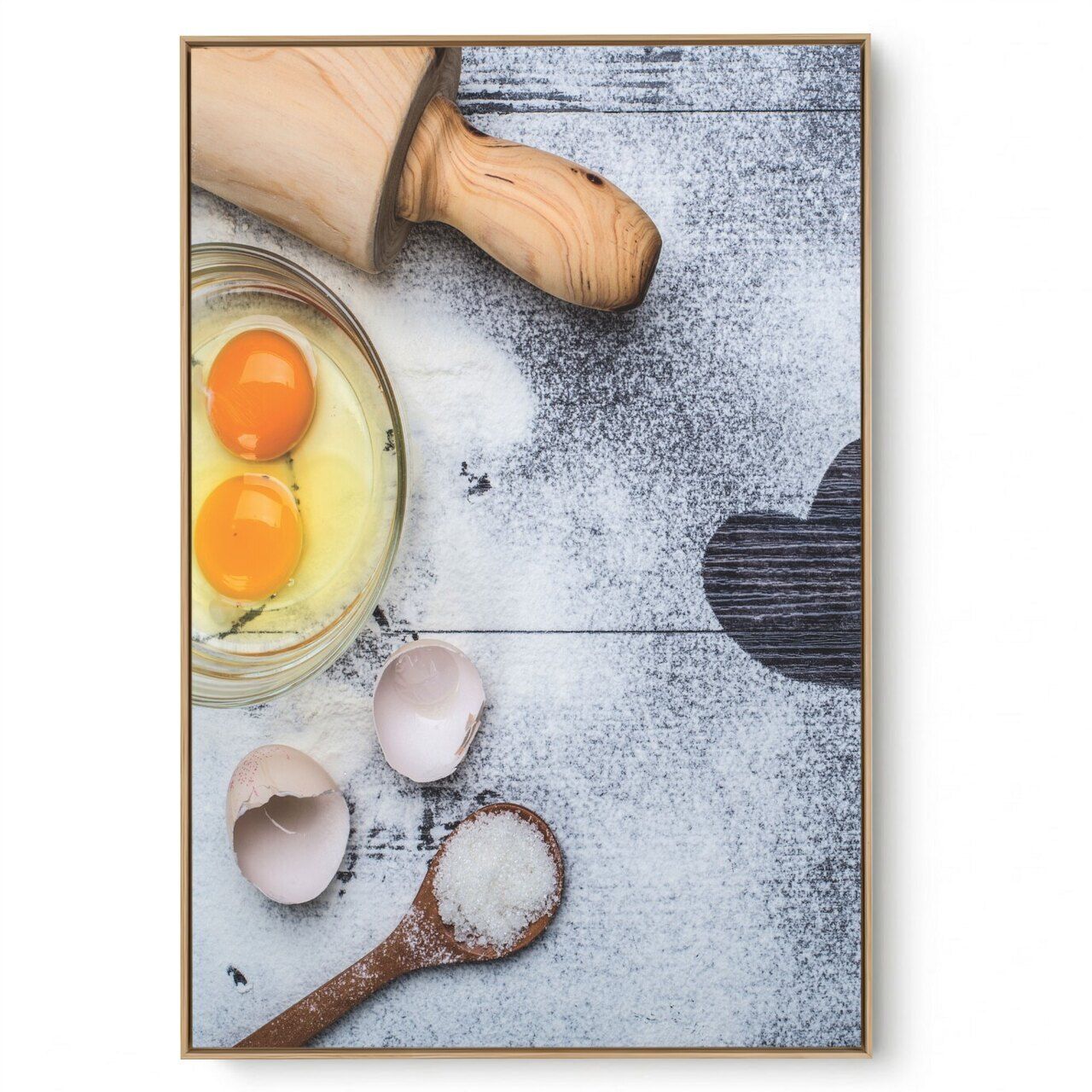 Quadro Decorativo Coração Gourmet