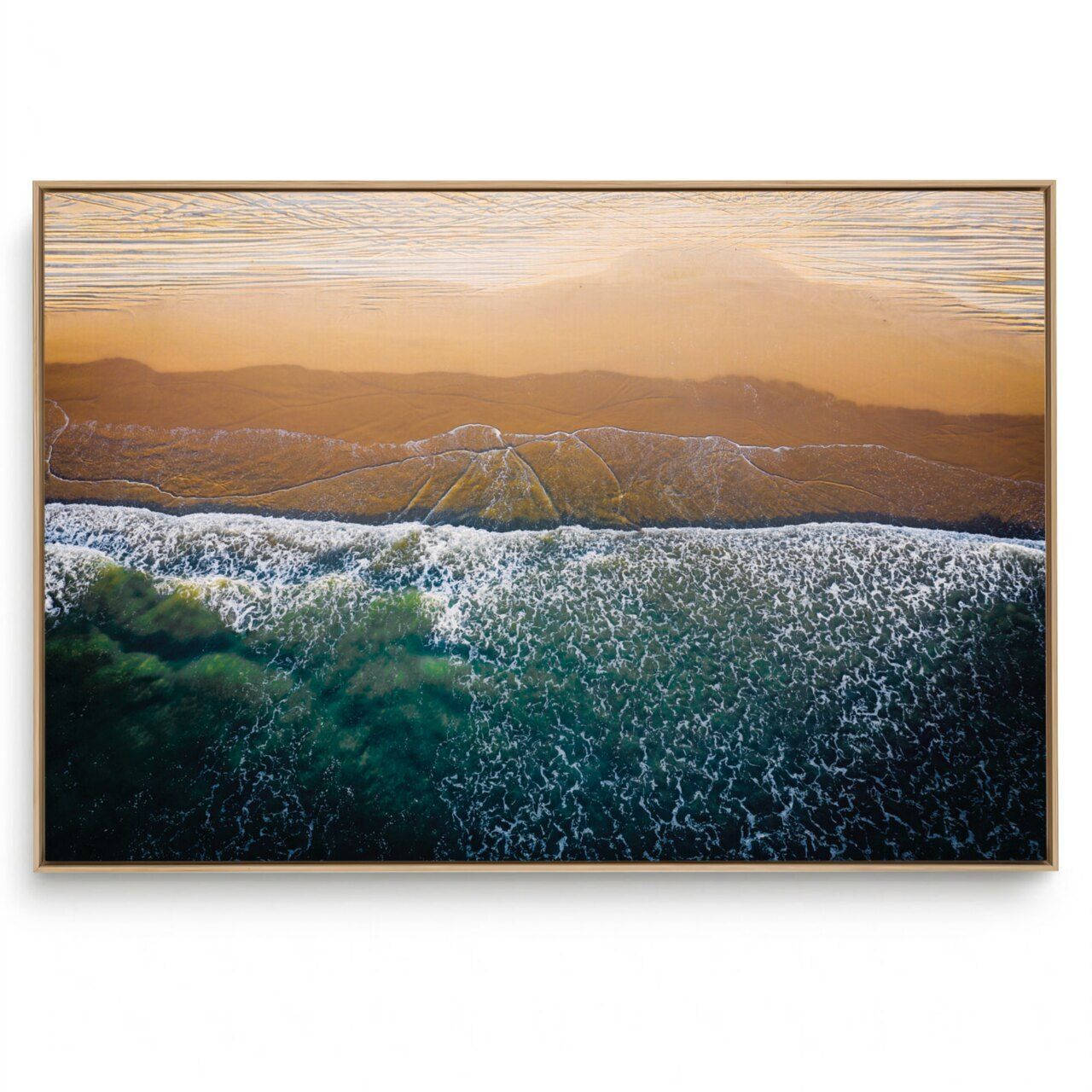 Quadro Decorativo Ondas Na Areia II