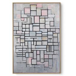 Quadro Decorativo Reprodução Pintores - Piet Mondrian - Composição IV 1914