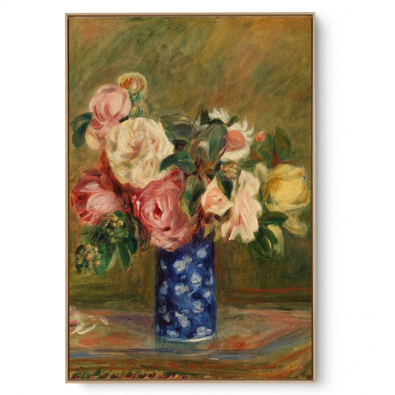 Quadro Decorativo Reprodução Pintores - Renoir - Buquê de Primavera