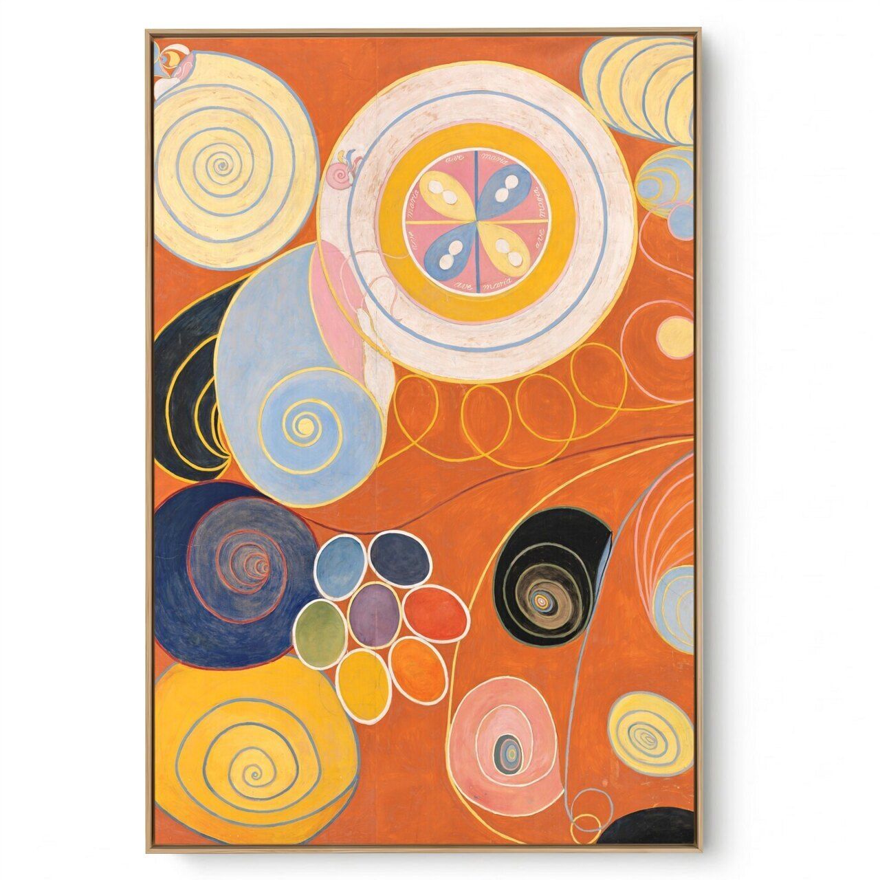 Quadro Decorativo Reprodução Hilma af Klint As 10 Maiores - Juventude No 3