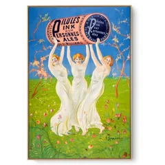 Quadro Decorativo Reprodução Pintores - Leonetto Capiello - Pink Pills 1910
