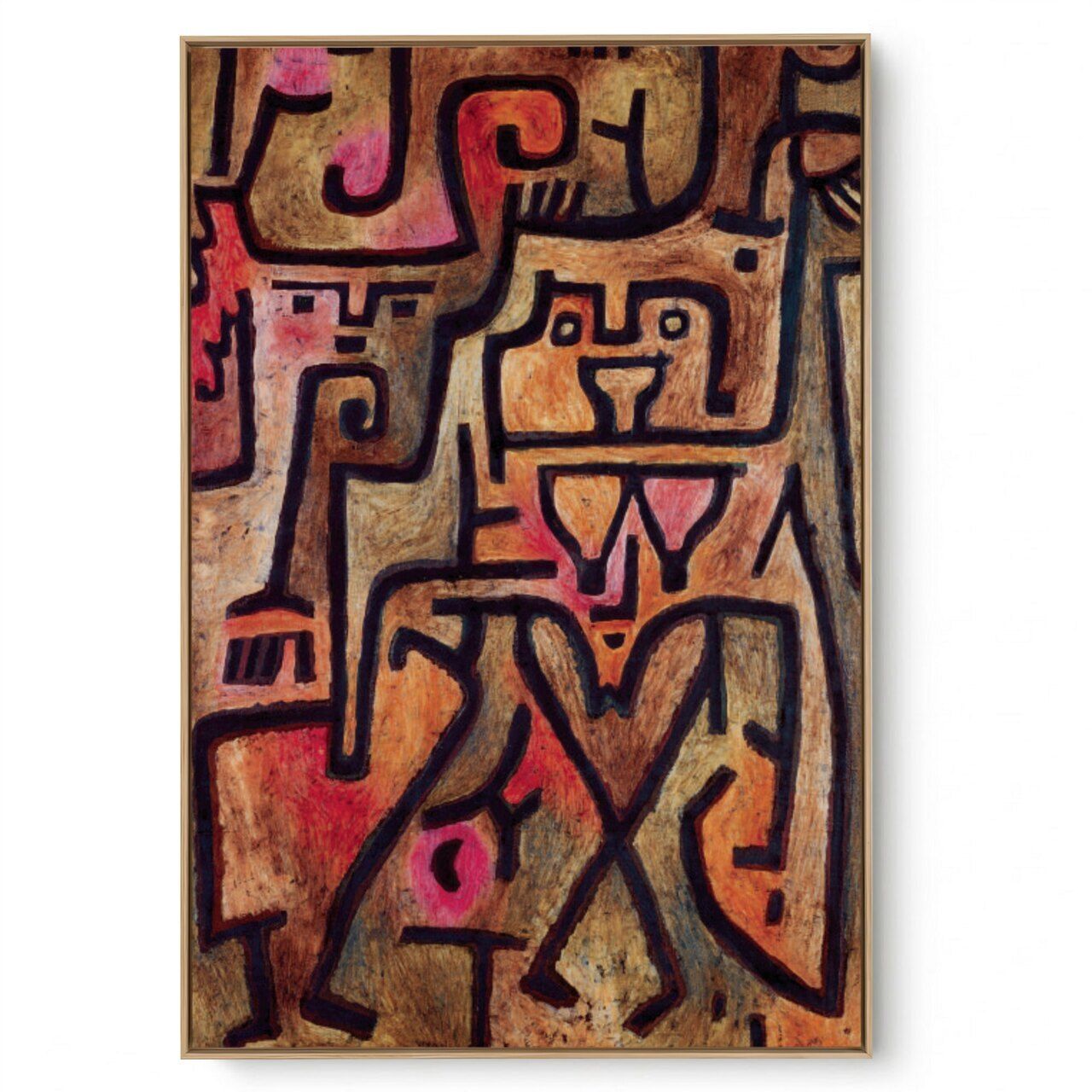 Quadro Decorativo Reprodução Pintores - Paul Klee - Forest Witches